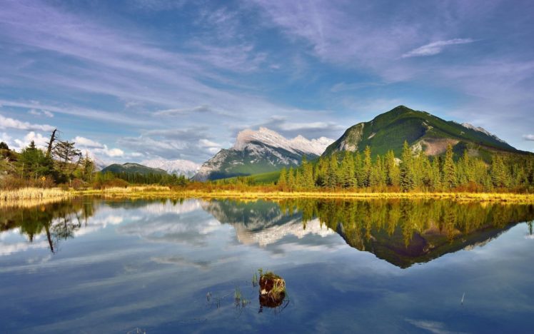 reflection, Lake, Landscape, Nature HD Wallpaper Desktop Background