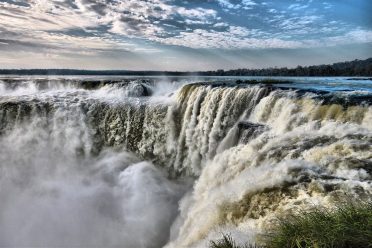 parana, Argentina, Waterfall, Pantanal, Brazil, Iguazu, Falls, Iguazu, River HD Wallpaper Desktop Background