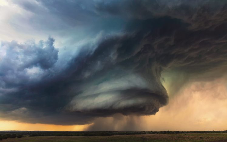 tornado, Storm, Thunder, Sky, Clouds, Rain, Nature, Landscape HD Wallpaper Desktop Background