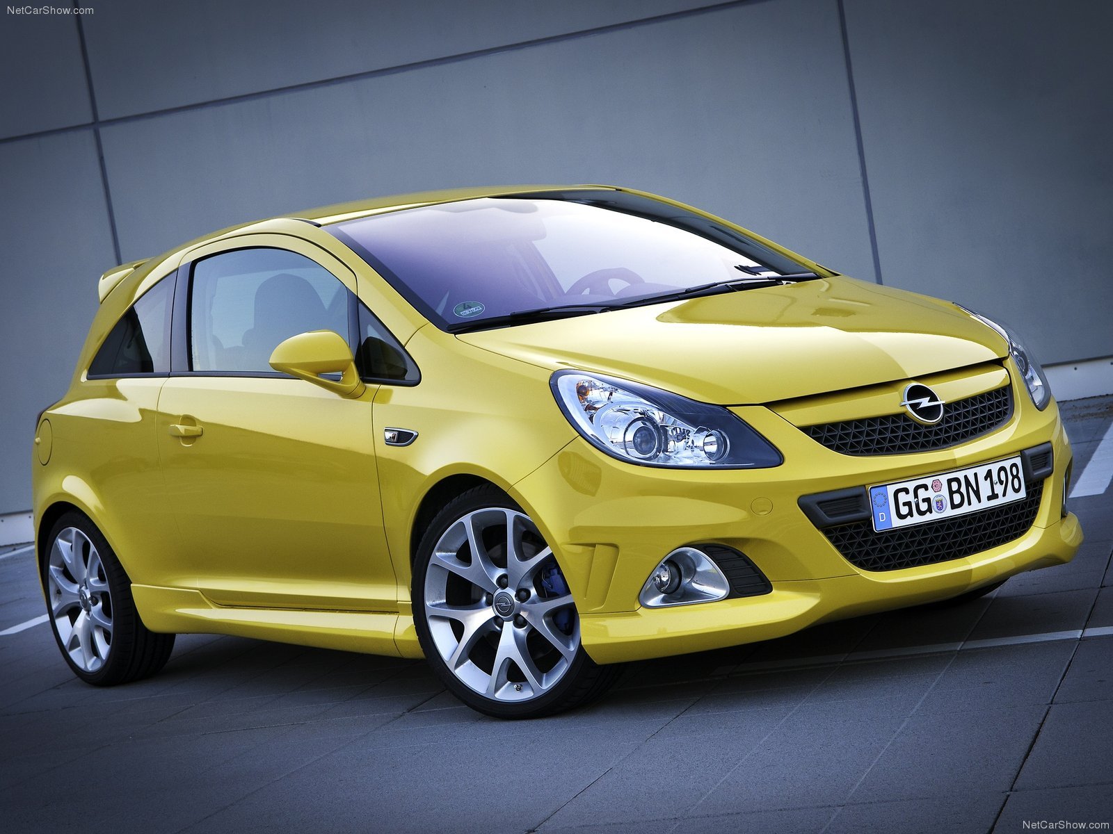 opel, Corsa, Opc, Cars, Yellow, 2010 Wallpaper