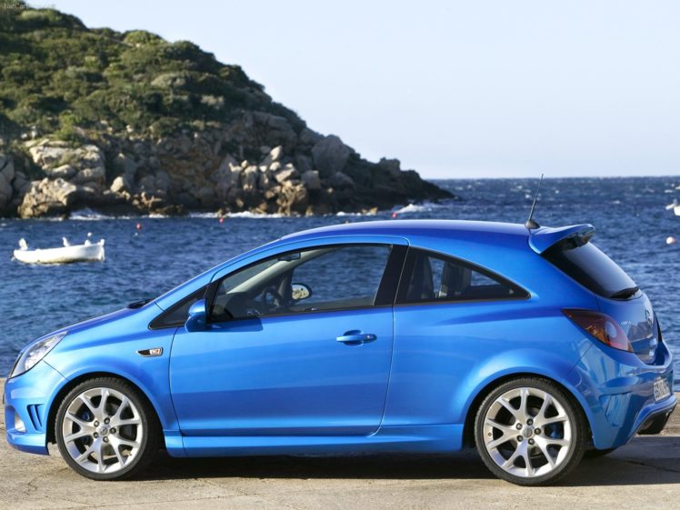 opel, Corsa, Opc, Cars, Blue, 2008 HD Wallpaper Desktop Background