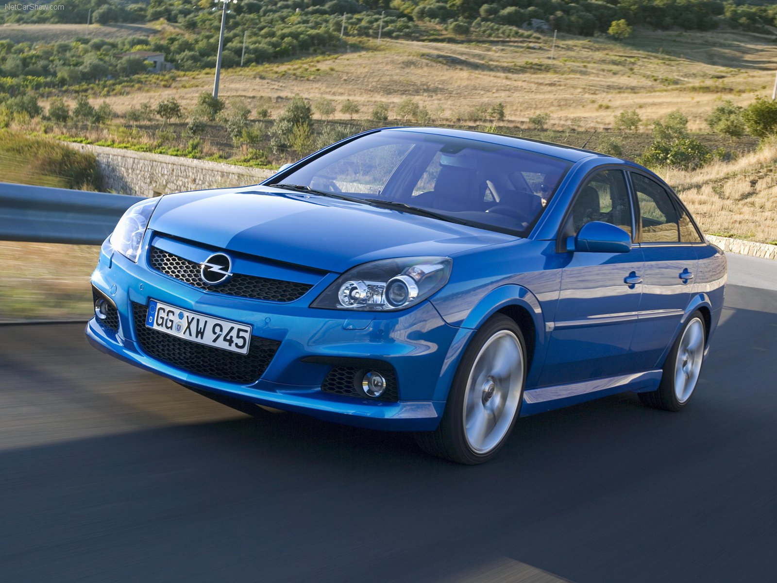 opel, Vectra, Opc, 2006, Cars, Blue Wallpaper