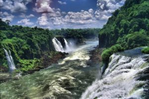 cloud, Sky, Pantanal, Brazil, Waterfall, Iguazu, Falls, River, Tropical, Jungle, Forest