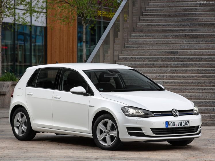 volkswagen, Golf, Tsi, Bluemotion, Cars, 2015 HD Wallpaper Desktop Background