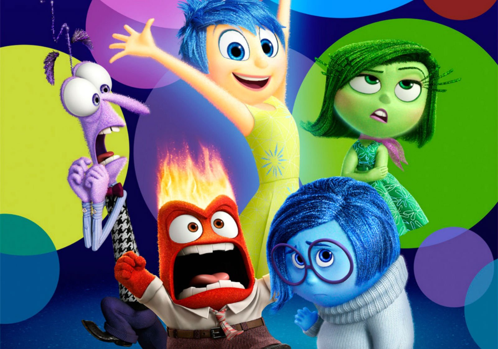 inside, Out, Disney, Animation, Humor, Funny, Comedy, Family, 1inside, Movie Wallpaper
