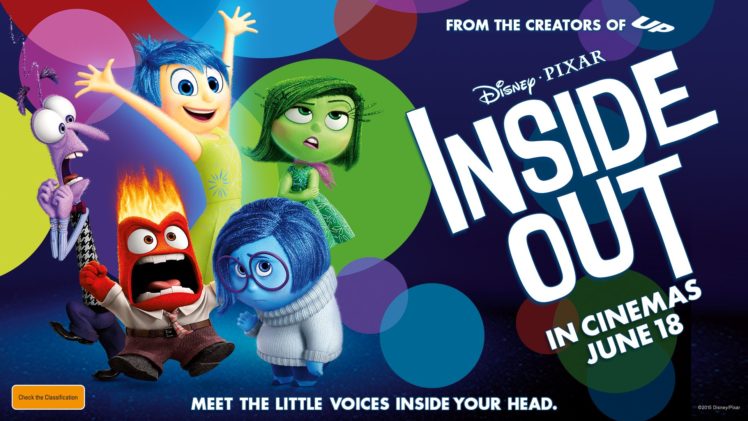 inside, Out, Disney, Animation, Humor, Funny, Comedy, Family, 1inside, Movie, Poster HD Wallpaper Desktop Background