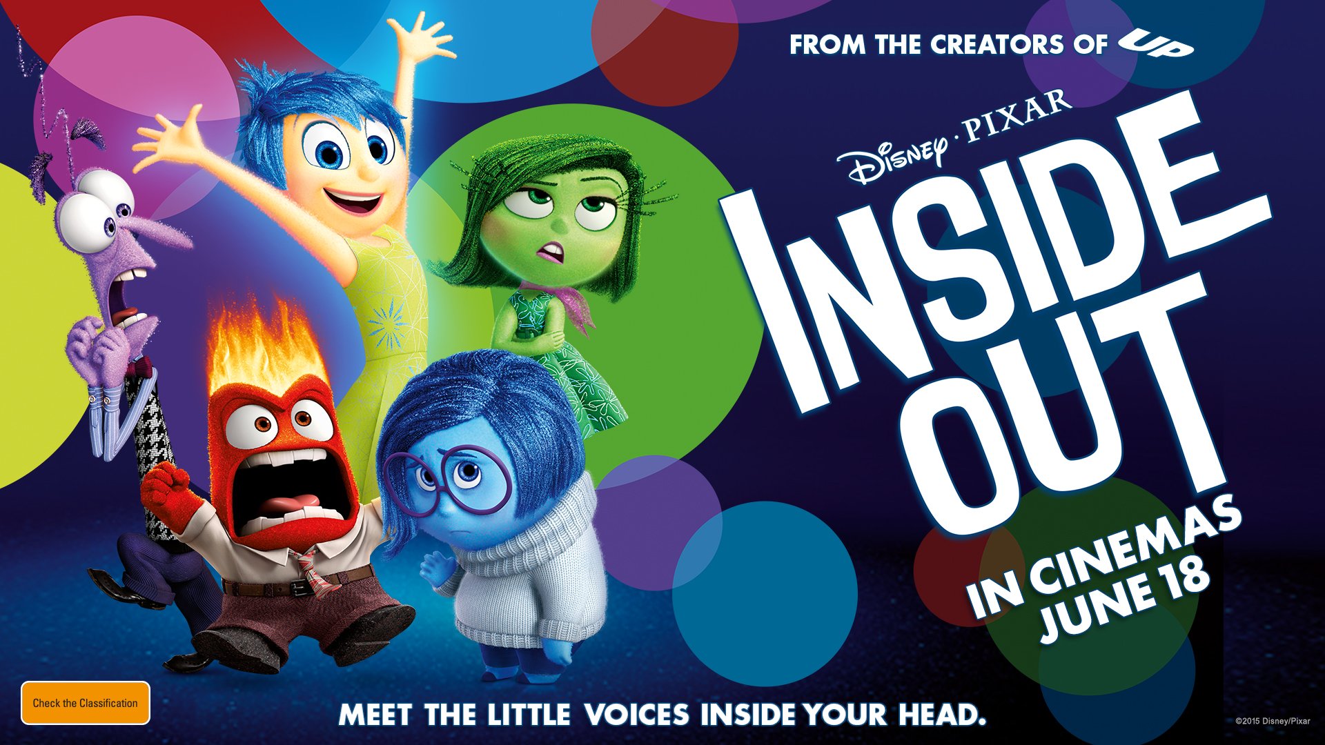 inside, Out, Disney, Animation, Humor, Funny, Comedy, Family, 1inside, Movie, Poster Wallpaper