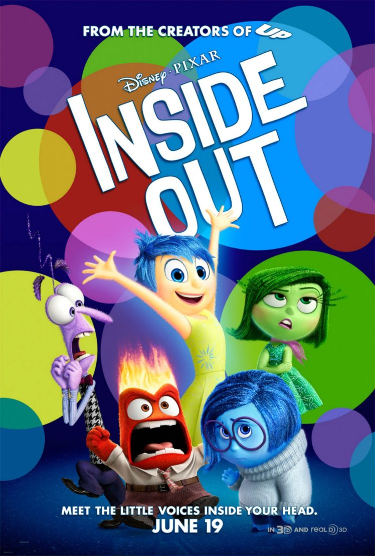 inside, Out, Disney, Animation, Humor, Funny, Comedy, Family, 1inside, Movie,  Poster Wallpapers HD / Desktop and Mobile Backgrounds