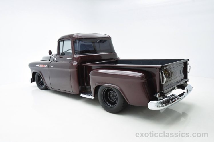 1957, Chevrolet, 3100, Short, Bed, Pickup, Truck, Classic, Cars HD Wallpaper Desktop Background