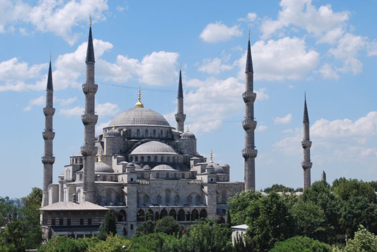 mezquita, Azul, Estambul, Turquia HD Wallpaper Desktop Background