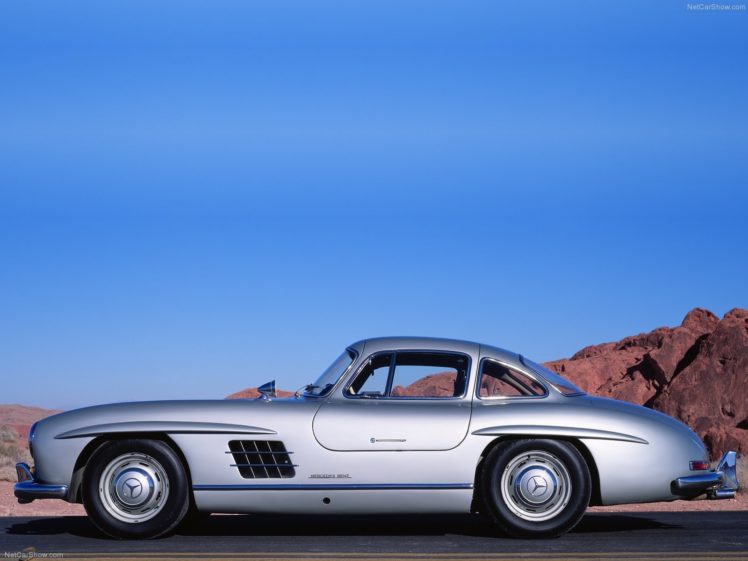 mercedes benz, 300 sl, Gullwing, Classic, Cars, 1954 HD Wallpaper Desktop Background