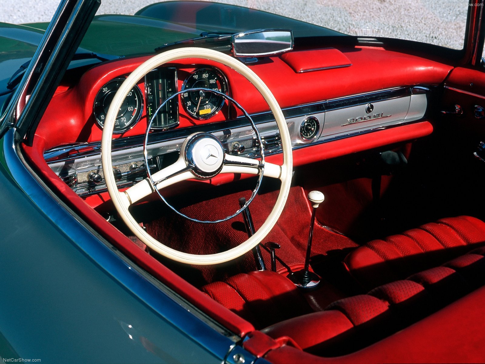 mercedes benz, 300 sl, Convertible, Classic, Cars, 1957 Wallpaper