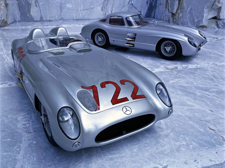 mercedes benz, 300 slr, Classic, Cars, 1955 HD Wallpaper Desktop Background