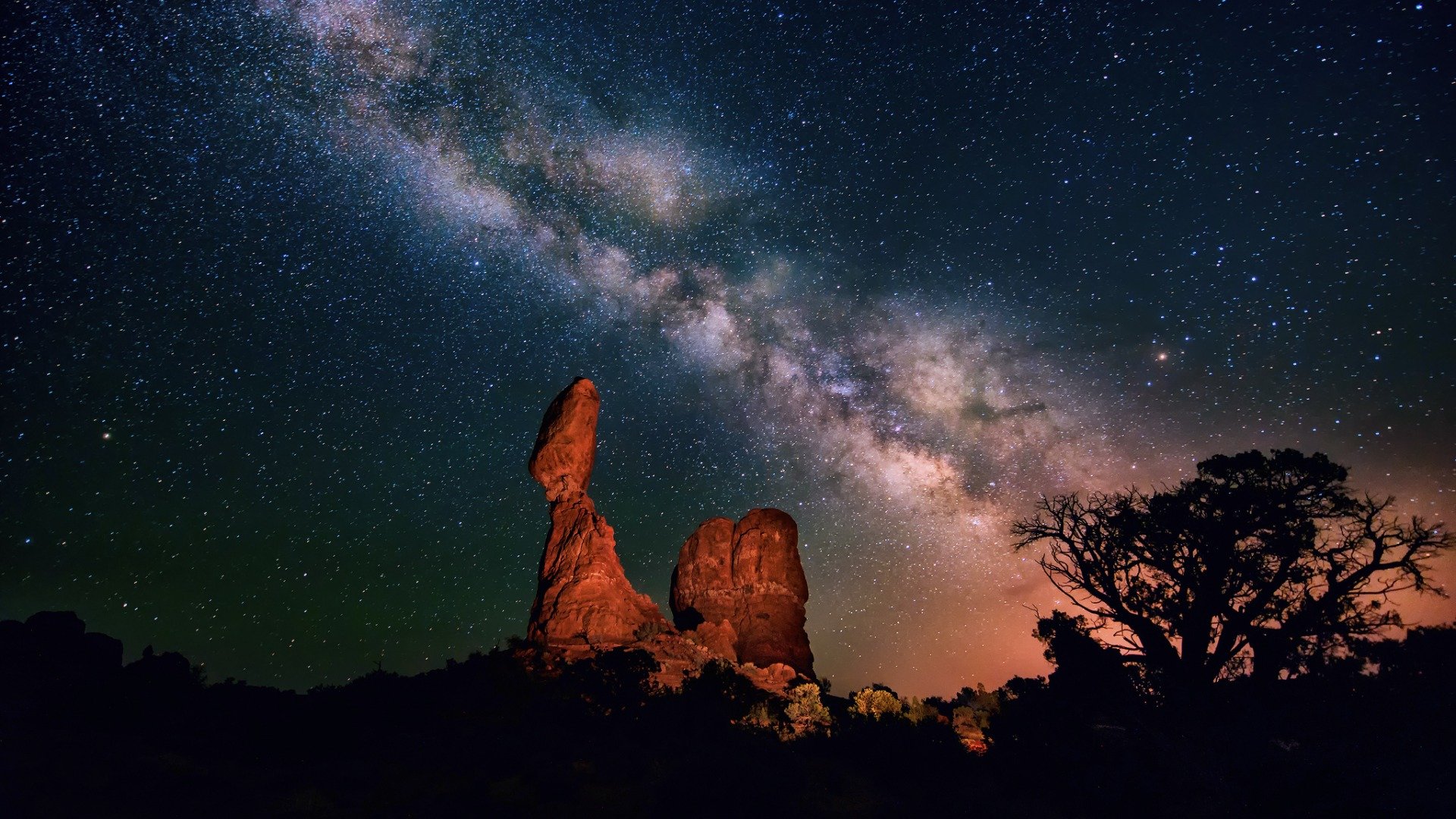 night, Sky, Stars Wallpaper