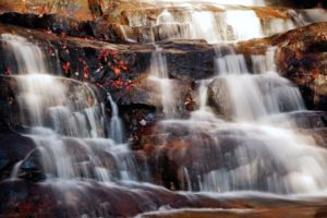 waterfall, Rocks, Nature, Autumn