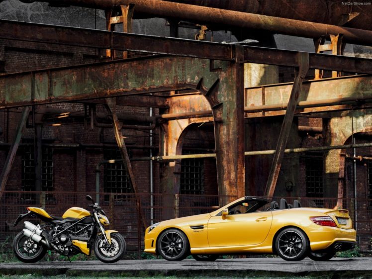mercedes benz, Slk 55, Amg, Cabriolet, Cars, 2012 HD Wallpaper Desktop Background