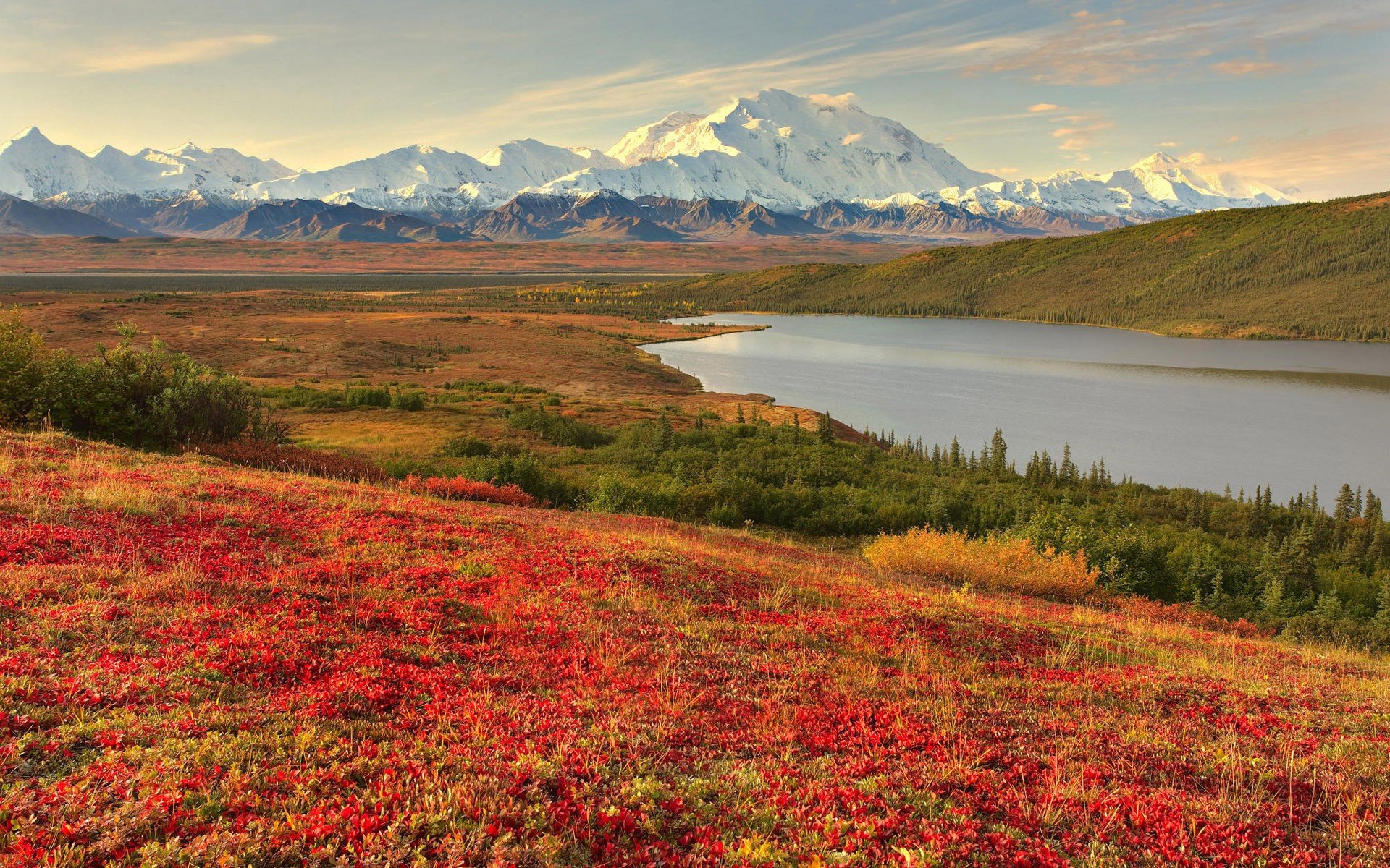 landscape, Beauty, Alaska, Spring, Scenery Wallpaper