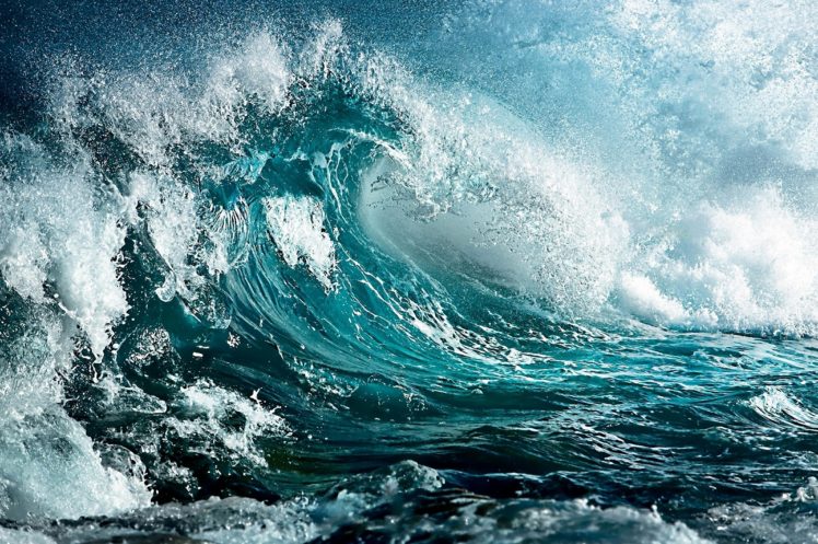 sea, Wave, Storm, Art, Colors HD Wallpaper Desktop Background