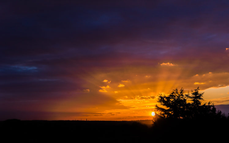 sunset, Sky HD Wallpaper Desktop Background