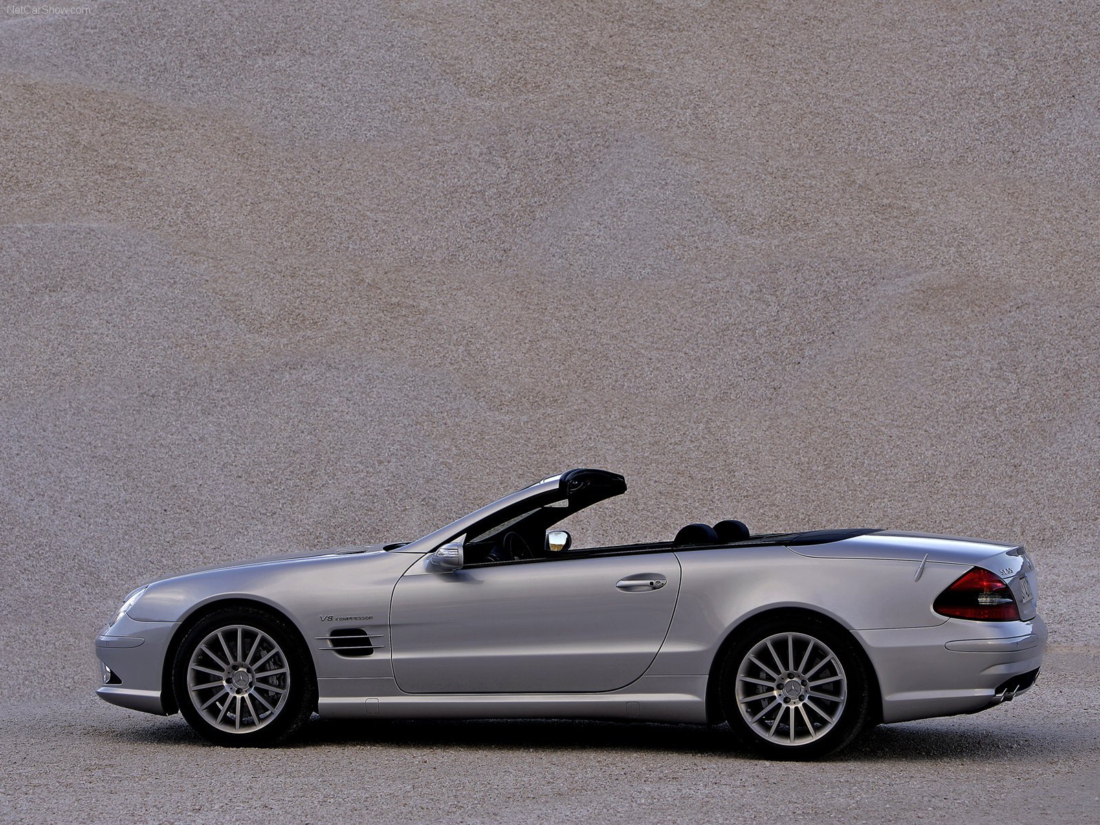 mercedes benz, Sl 55, Amg, Convertible, Cars, 2006 Wallpaper