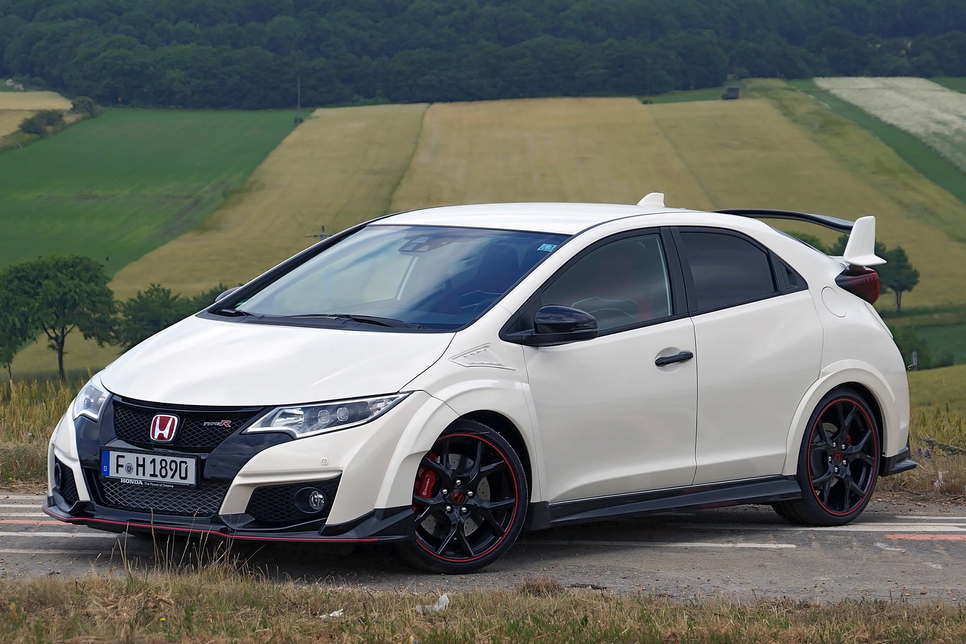 2015, Cars, Civic, Coupe, Honda, Type r, White Wallpapers
