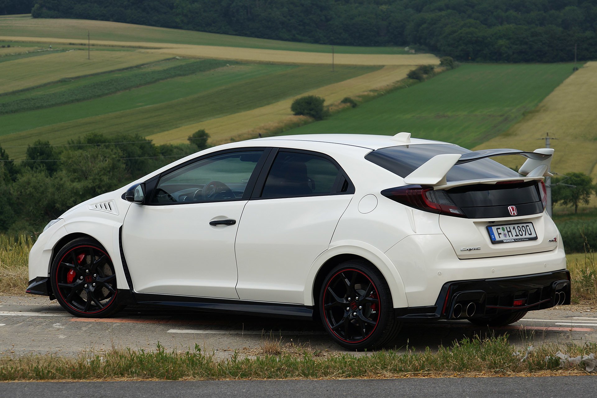 2015, Cars, Civic, Coupe, Honda, Type r, White Wallpaper