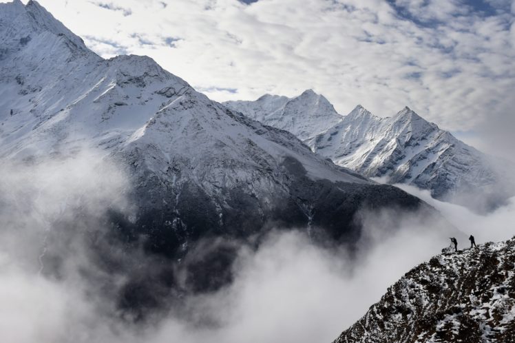 nepal, Earthquake, Spark, Avalanche, Mountain HD Wallpaper Desktop Background