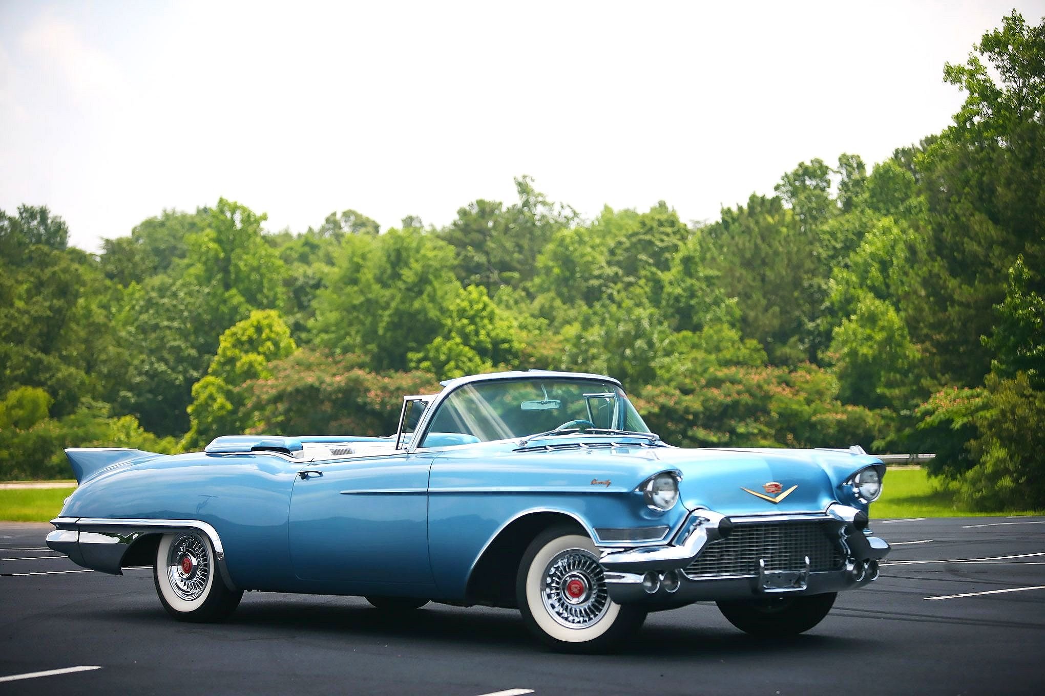 1957, Cadillac, Eldorado, Biarritz, Convertible, Classic, Old, Retro, Vintage, Original, Usa,  01 Wallpaper