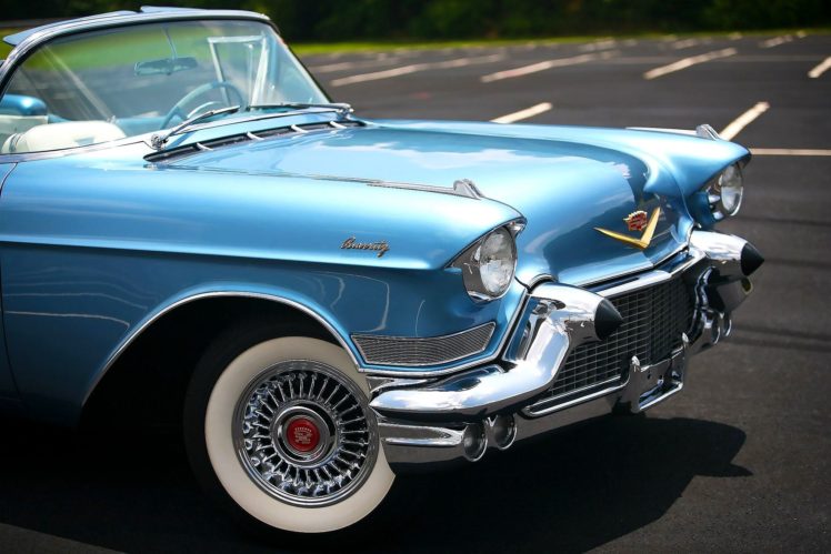 1957, Cadillac, Eldorado, Biarritz, Convertible, Classic, Old, Retro, Vintage, Original, Usa,  04 HD Wallpaper Desktop Background