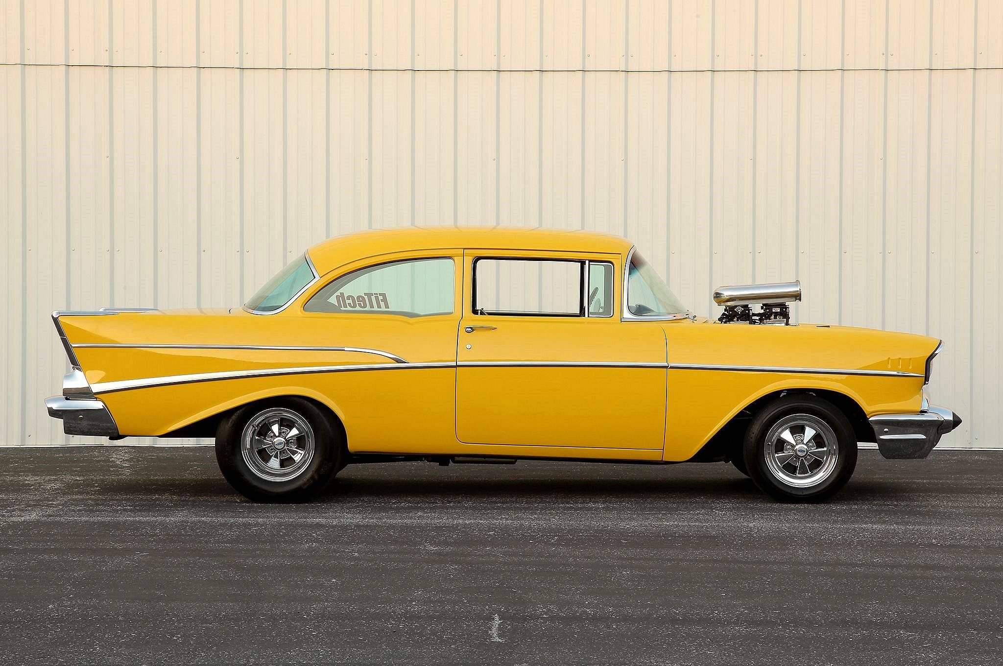 1957, Chevrolet, Chevy, Belair, Bel, Air, 210, Pro, Street, Super, Drag, Usa,  02 Wallpaper