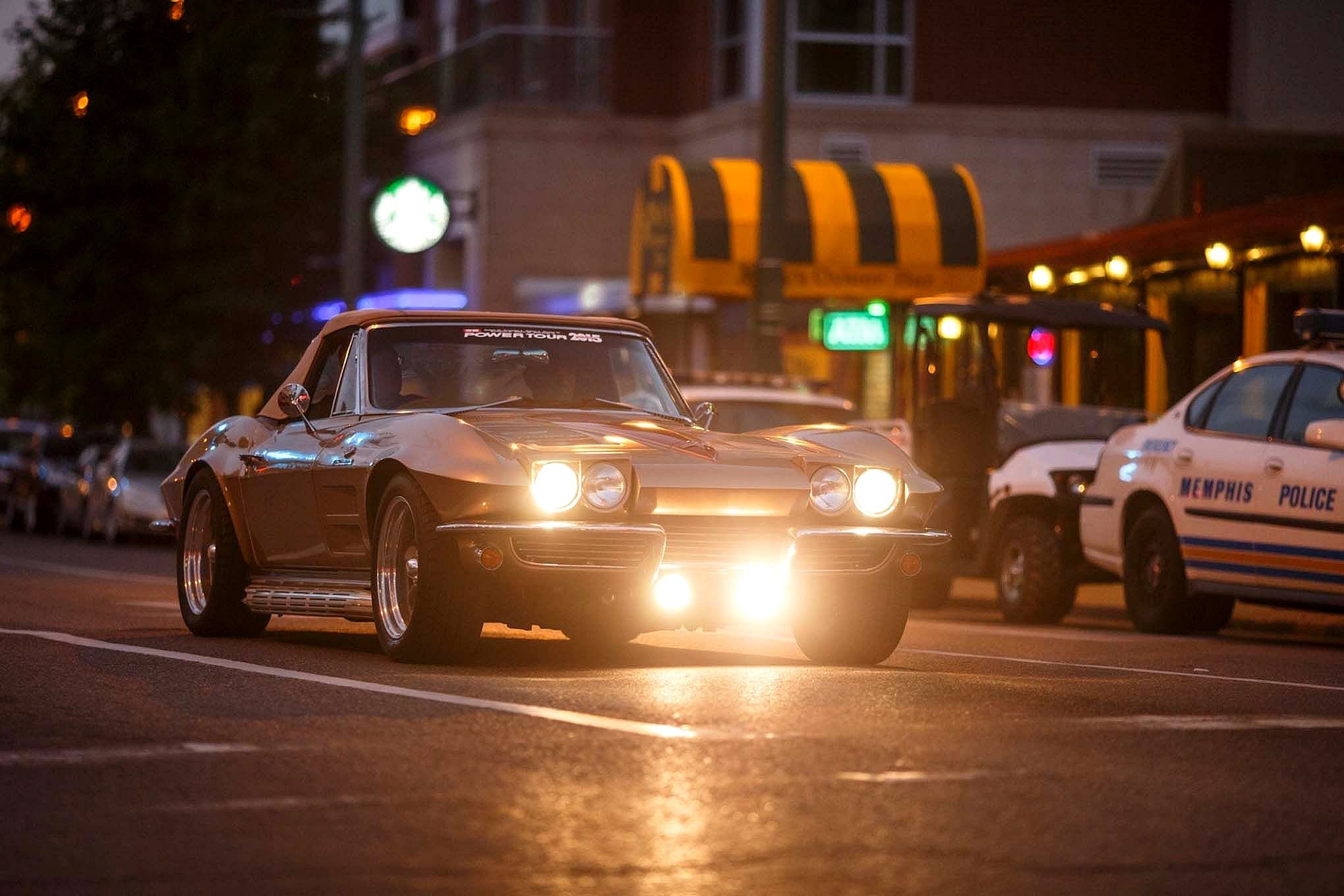 1963, Corvette, Convertible, Street, Rod, Resto, Mod, Usa,  01 Wallpaper