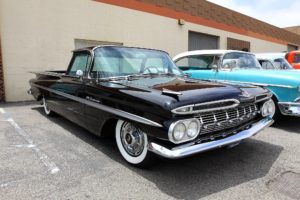 1959, Chevrolet, El, Camino, Pickup, Classic, Old, Retro, Vintage, Original, Black, Usa,  01
