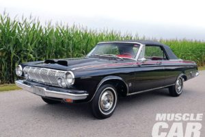 1963, Dodge, Polaris, 500, Convertible, Muscle, Classic, Old, Original, Black, Usa,  01