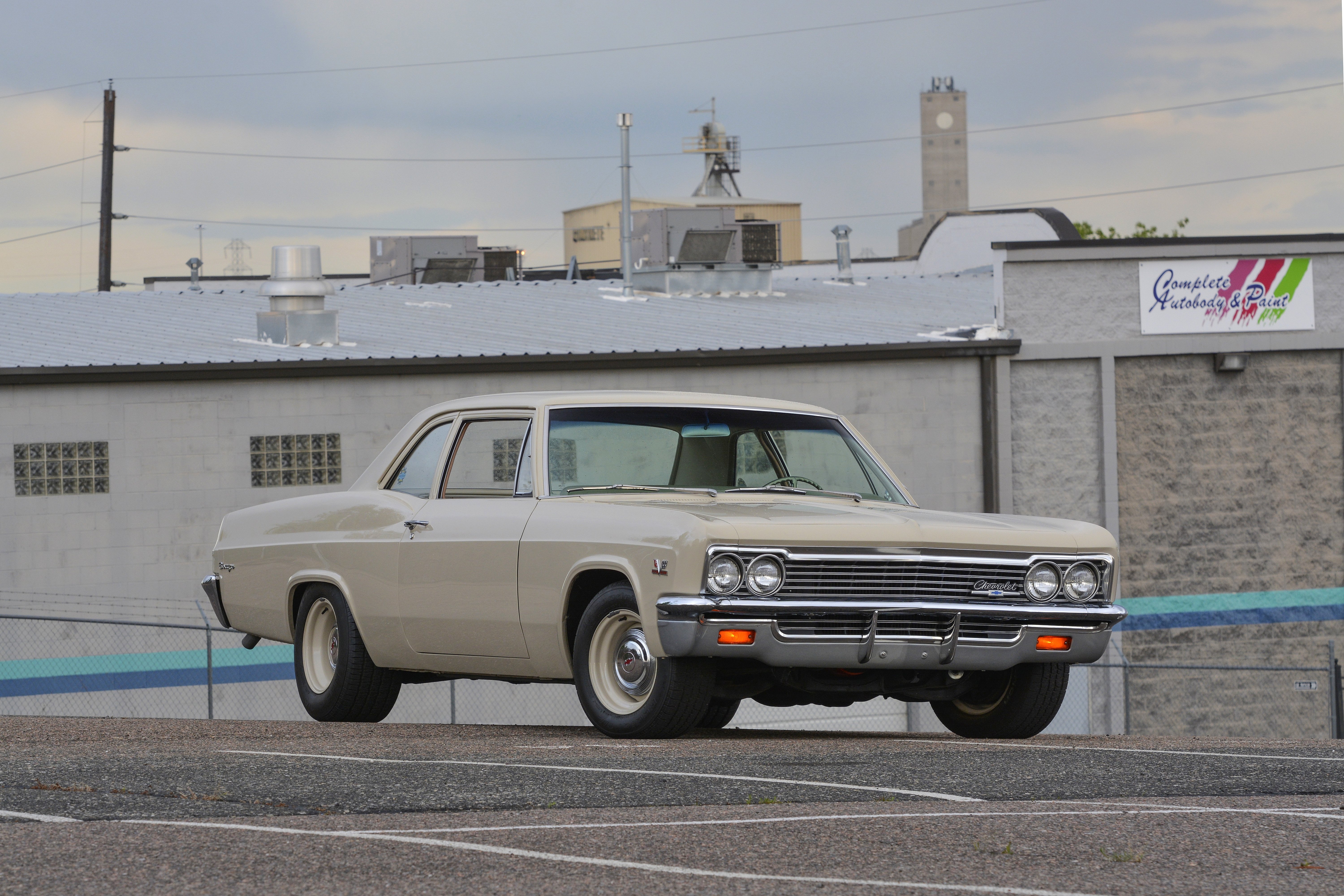 1966, Chevrolet, Biscayne, Sedan, Two, Door, Muscle, Classic, Old, Original, Usa,  01 Wallpaper