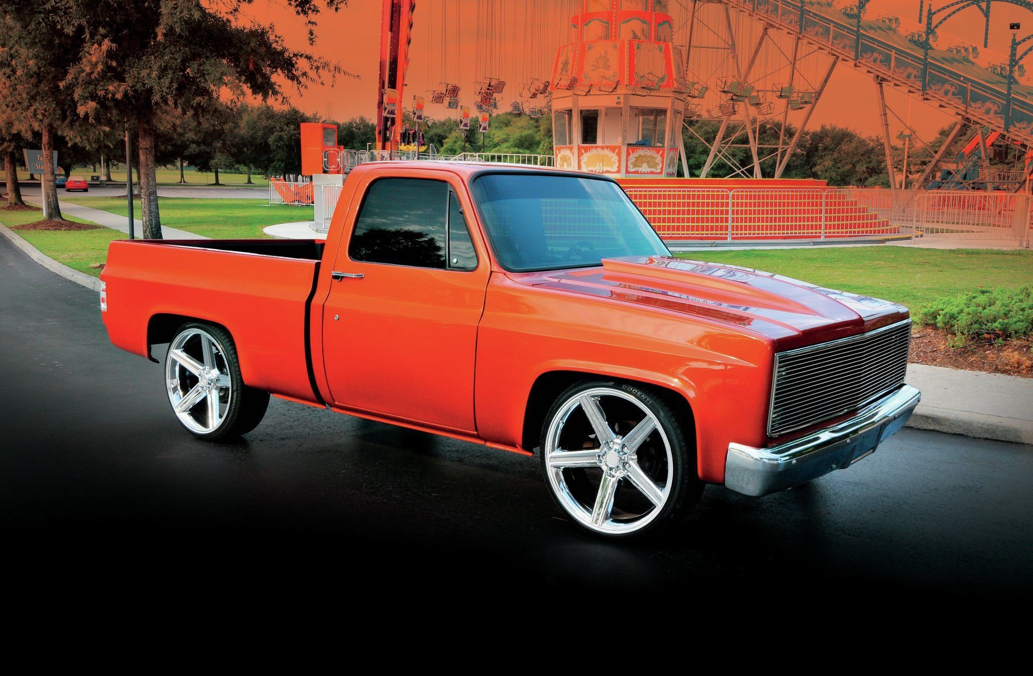 1984, Chevrolet, Chevy, C10, Pickup, Fleetside, Streetrod, Street, Rod, Hot, Usa,  01 Wallpaper