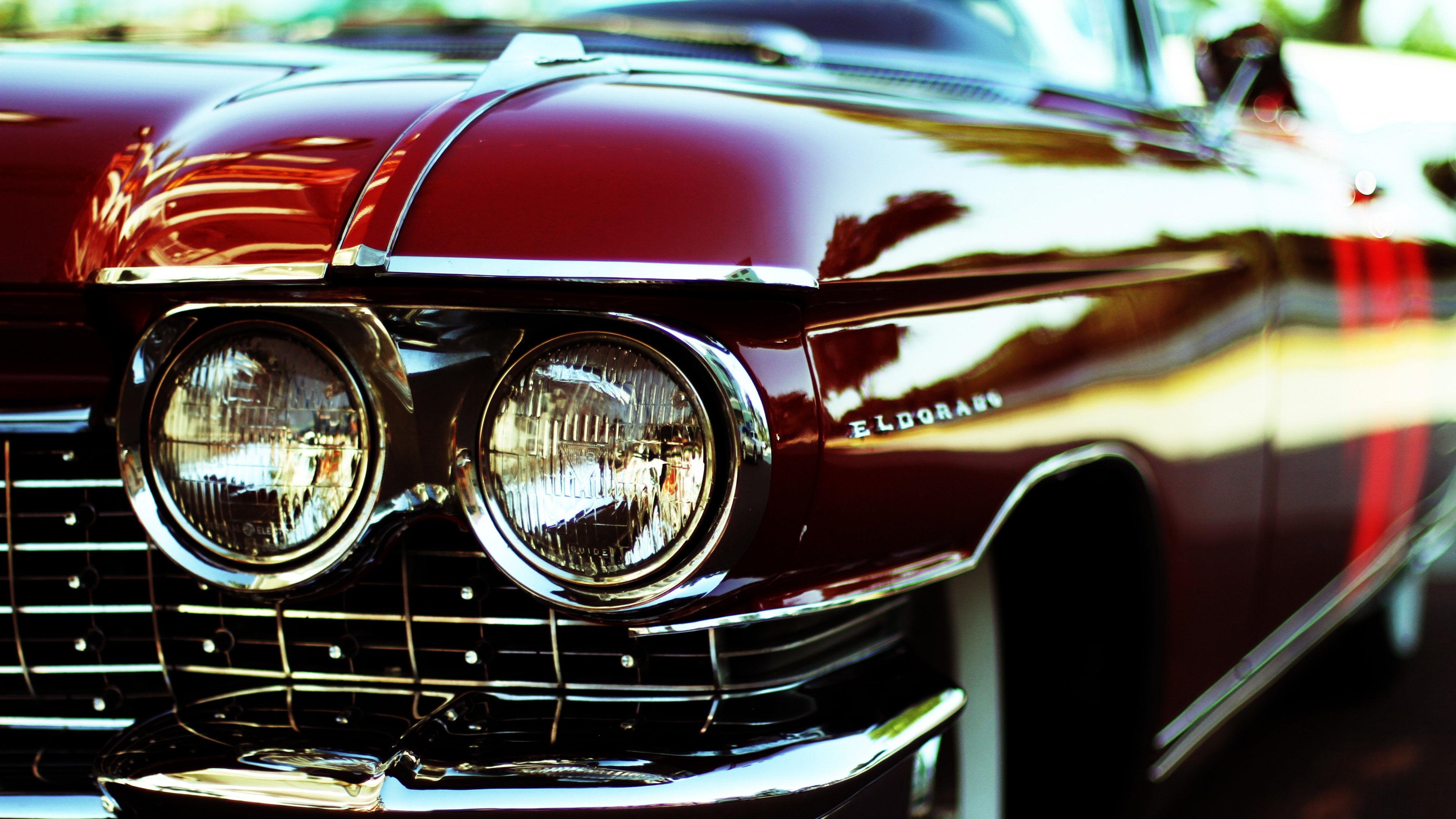 cadillac, Eldorado, Retro Wallpaper