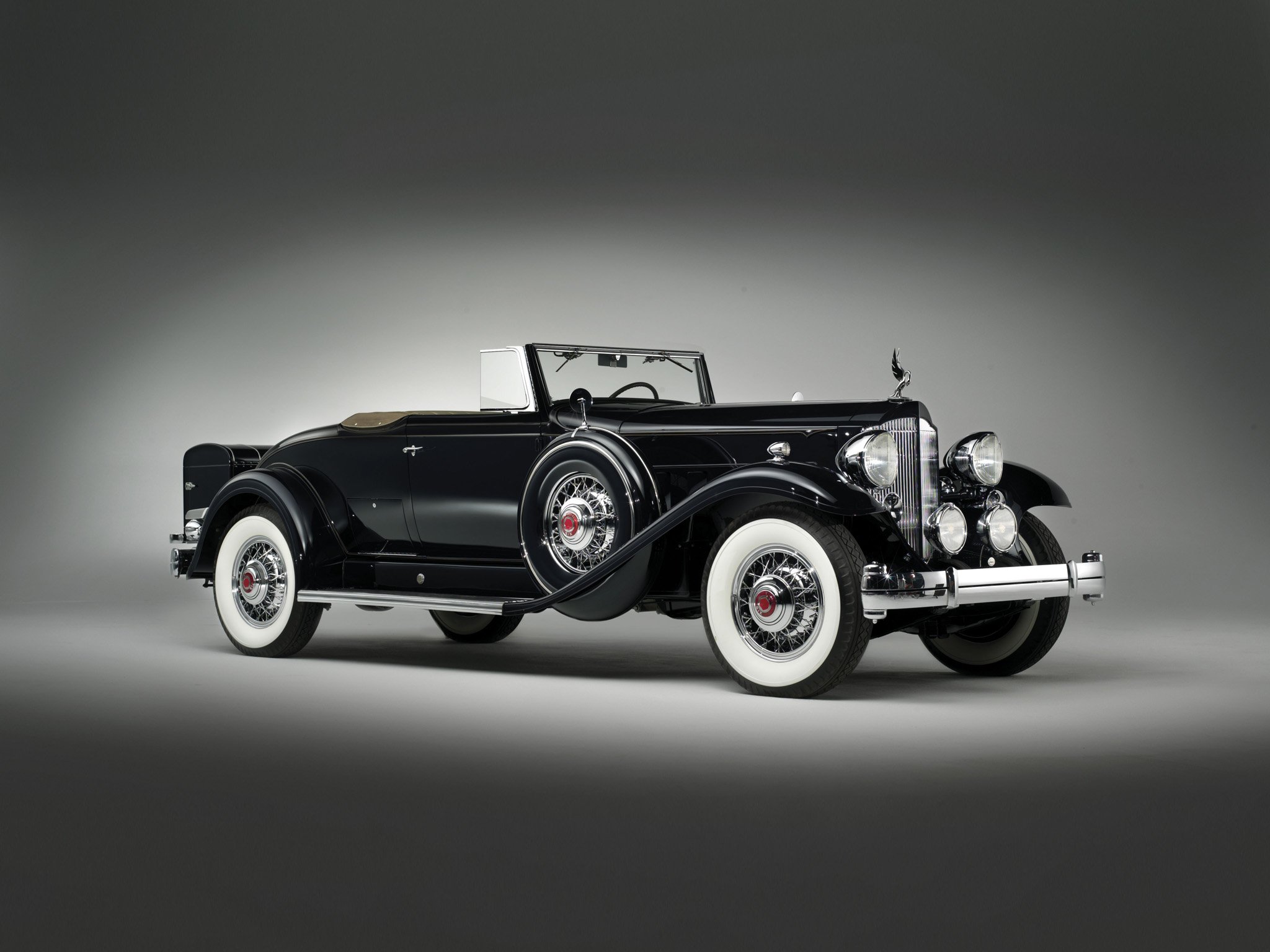 1932, Packard, Twelve, Coupe, Roadster, Classic, Cars Wallpaper