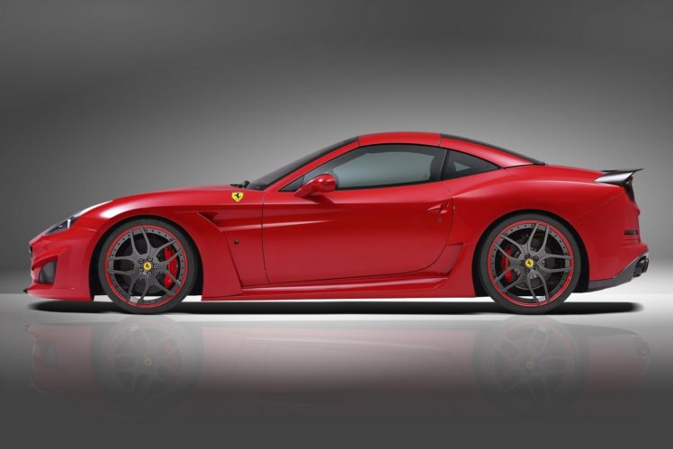 novitec, Rosso, Widebody, Ferrari, California t, N largo, Cars, Convertible, Modified, 2015 HD Wallpaper Desktop Background