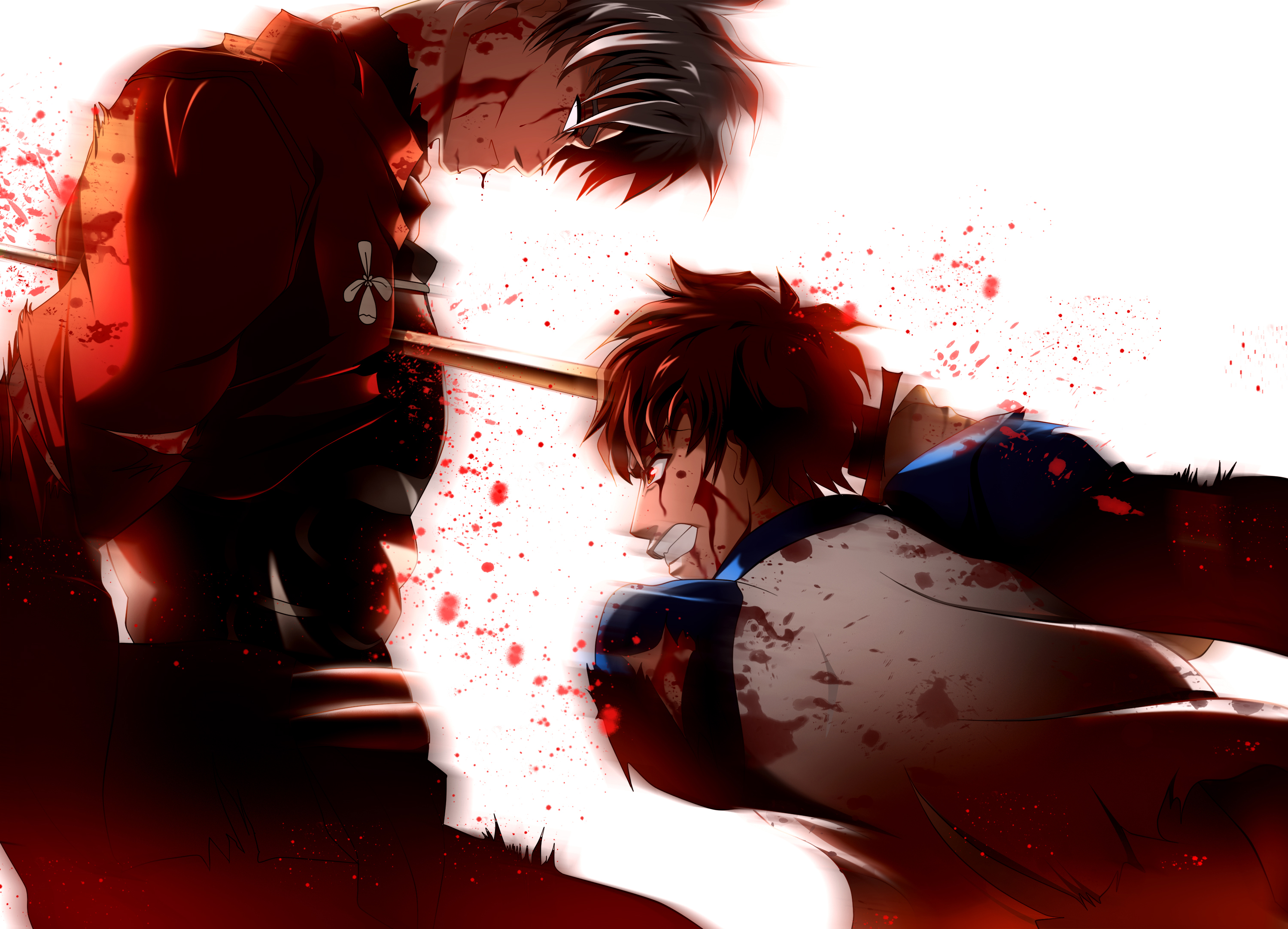 Archer Blood Emiya Shirou Fate Stay Night Katana Skyt2 Sword Weapon Wallpapers Hd Desktop And Mobile Backgrounds