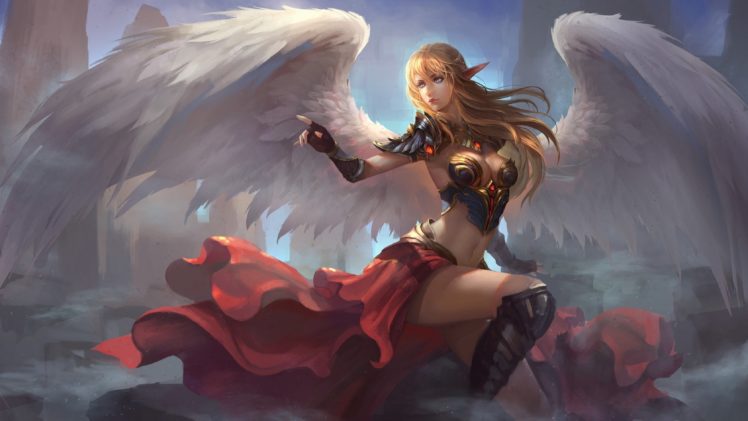 fantasy, Artwork, Art, Angel HD Wallpaper Desktop Background