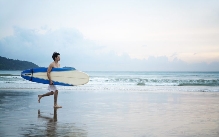 rest, Board, Man, Boy, Beach, Surfer, Surf, Sand, Waves, Ocean, Surfing HD Wallpaper Desktop Background