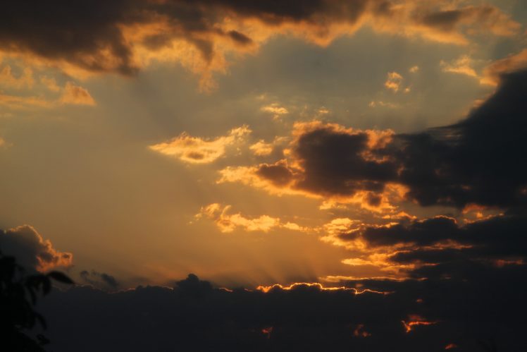 sunset, Sky, Clouds, Sunlight HD Wallpaper Desktop Background