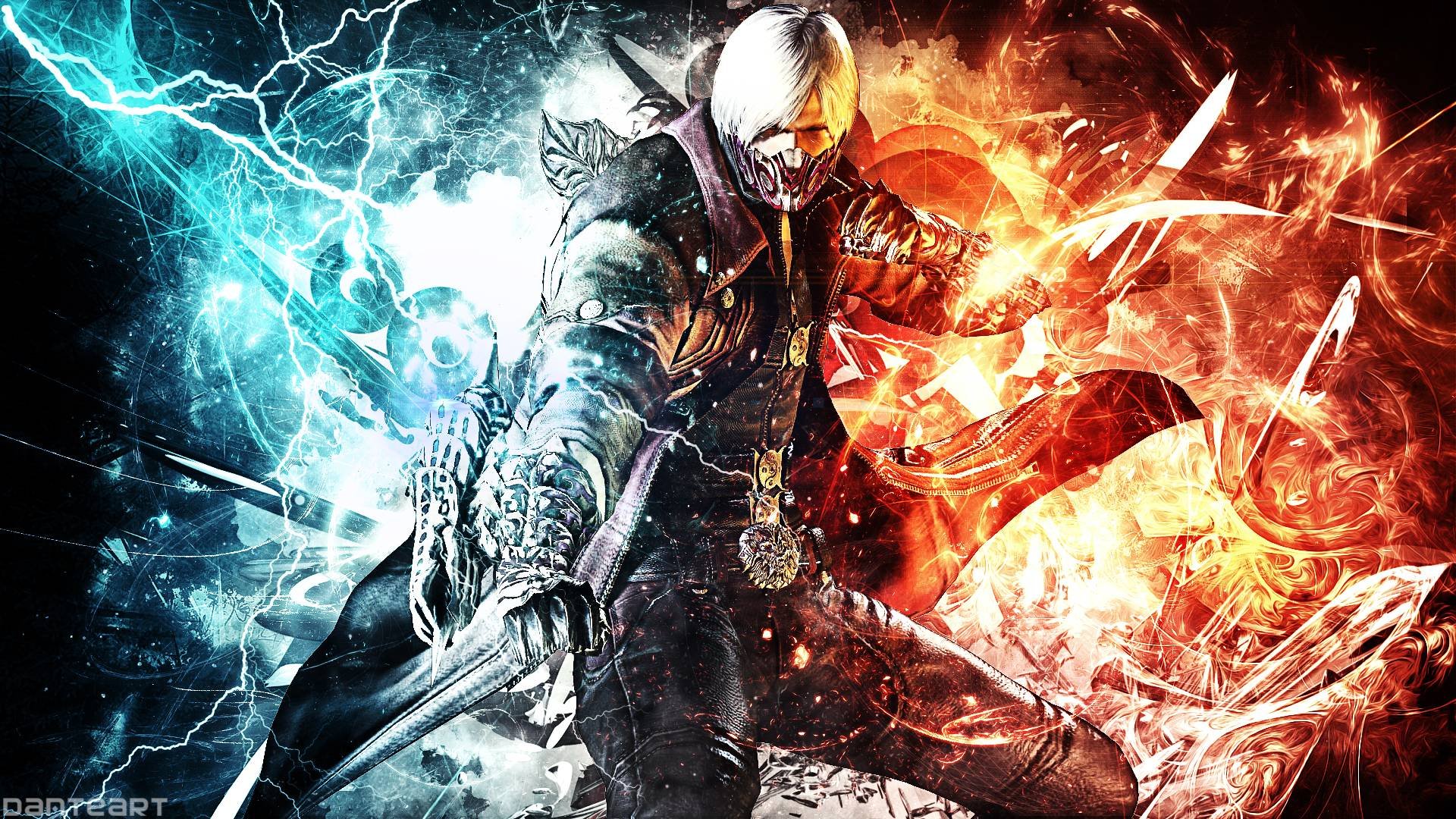 devil, May, Cry, Dmc, Fantasy, Action, Adventure, Fighting, Warrior, Martial, Arts Wallpaper