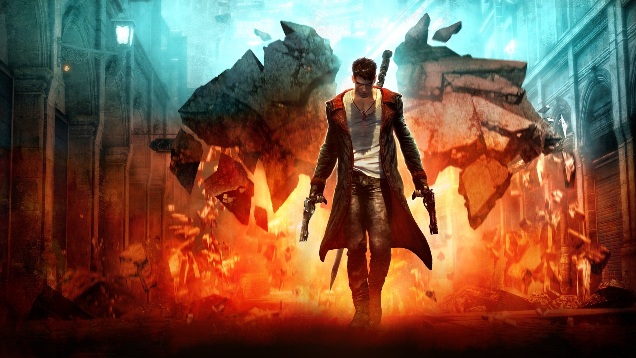 devil, May, Cry, Dmc, Fantasy, Action, Adventure, Fighting, Warrior, Martial, Arts Wallpaper