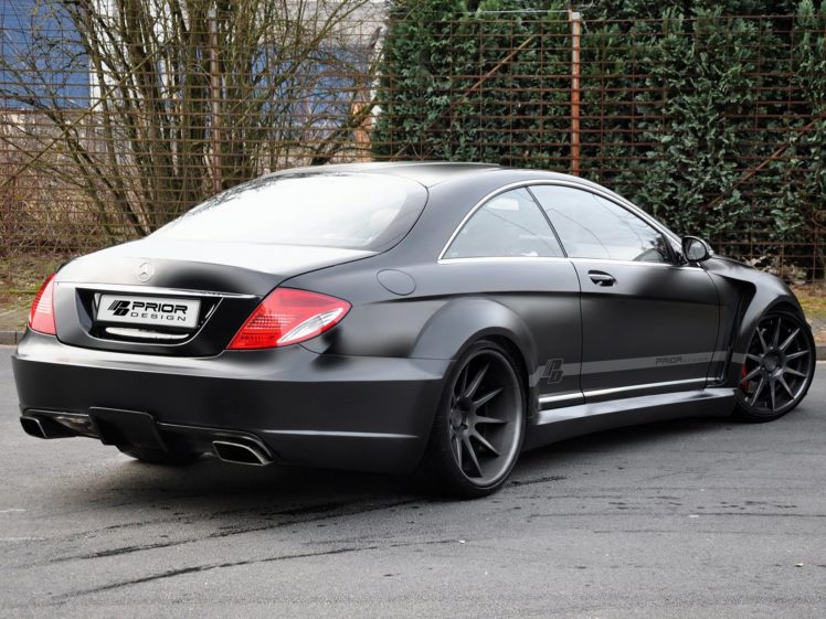 prior design, Mercedes benz, Cl klasse, Black, Edition,  c216 , Cars, Modified, 2012 HD Wallpaper Desktop Background