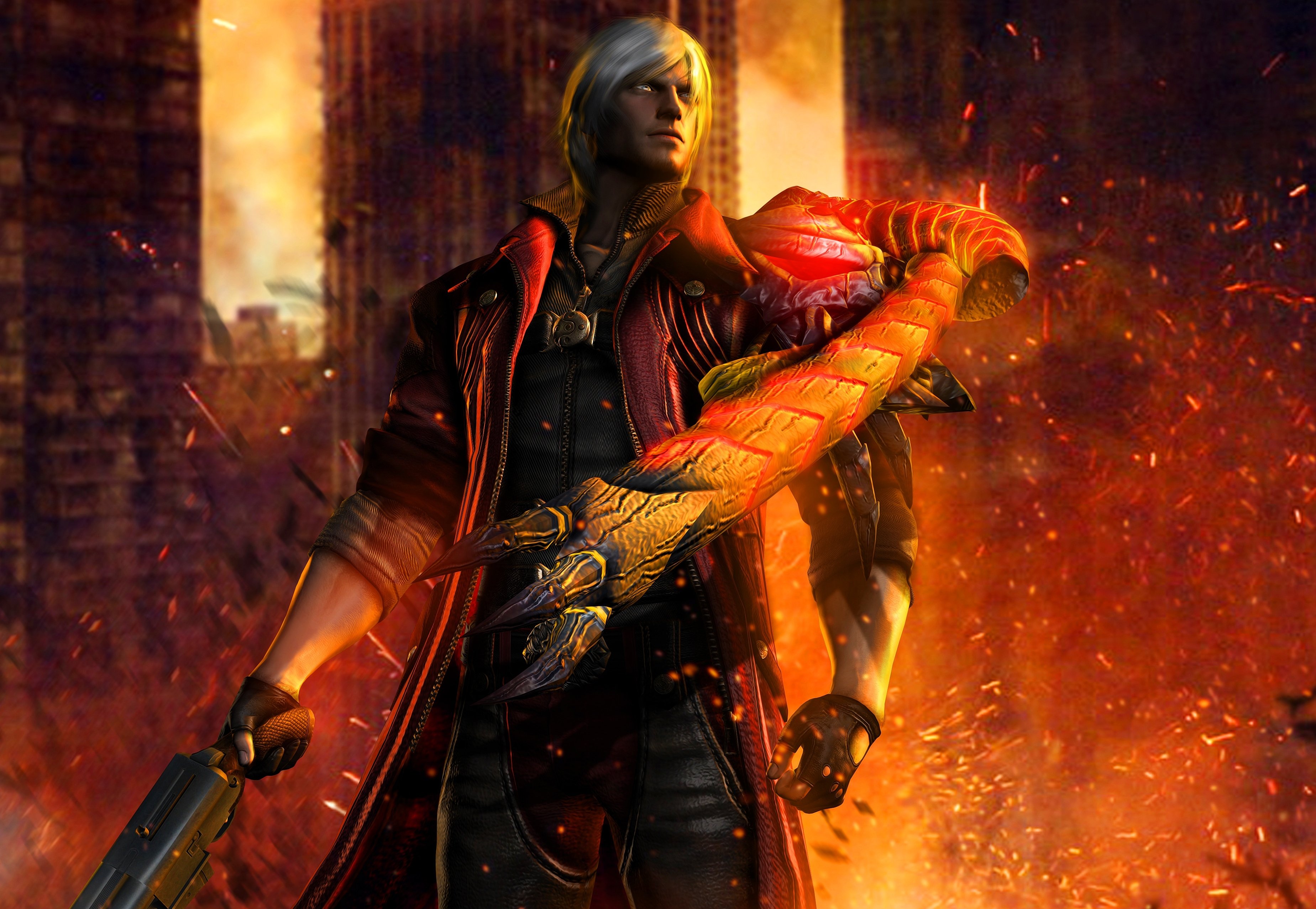 devil, May, Cry, Dmc, Fantasy, Action, Adventure, Fighting, Warrior, Martial, Arts Wallpaper