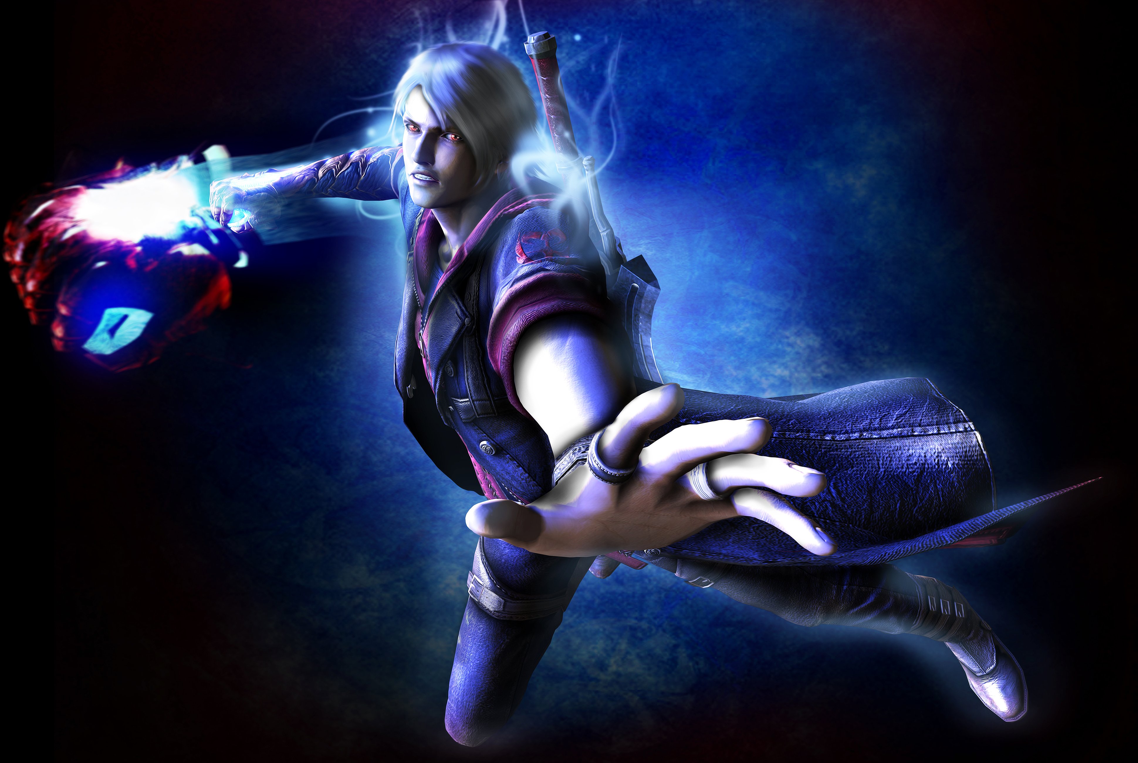 devil, May, Cry, Dmc, Fantasy, Action, Adventure, Fighting, Warrior, Martial, Arts Wallpaper