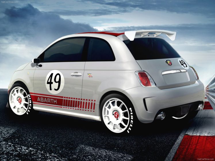 2009, 500, Abarth, Assetto, Corse, Fiat HD Wallpaper Desktop Background