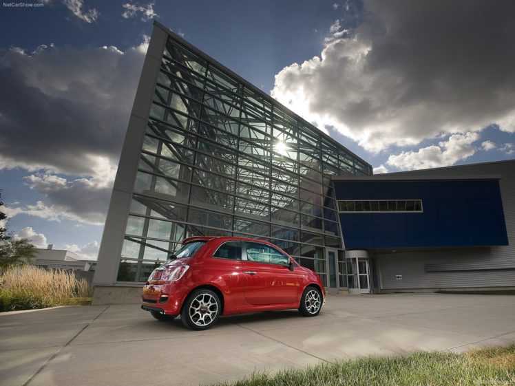 2011, 500, Sport, Fiat, Cars HD Wallpaper Desktop Background