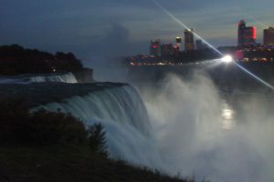 water, Night, Niagara, Falls
